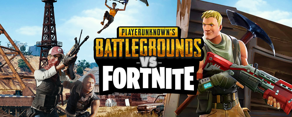 pubg vs fortnite